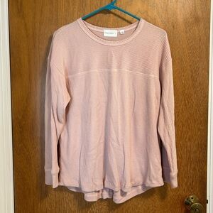 Pink & Ivory Women's Blush Crew Neck Sweater